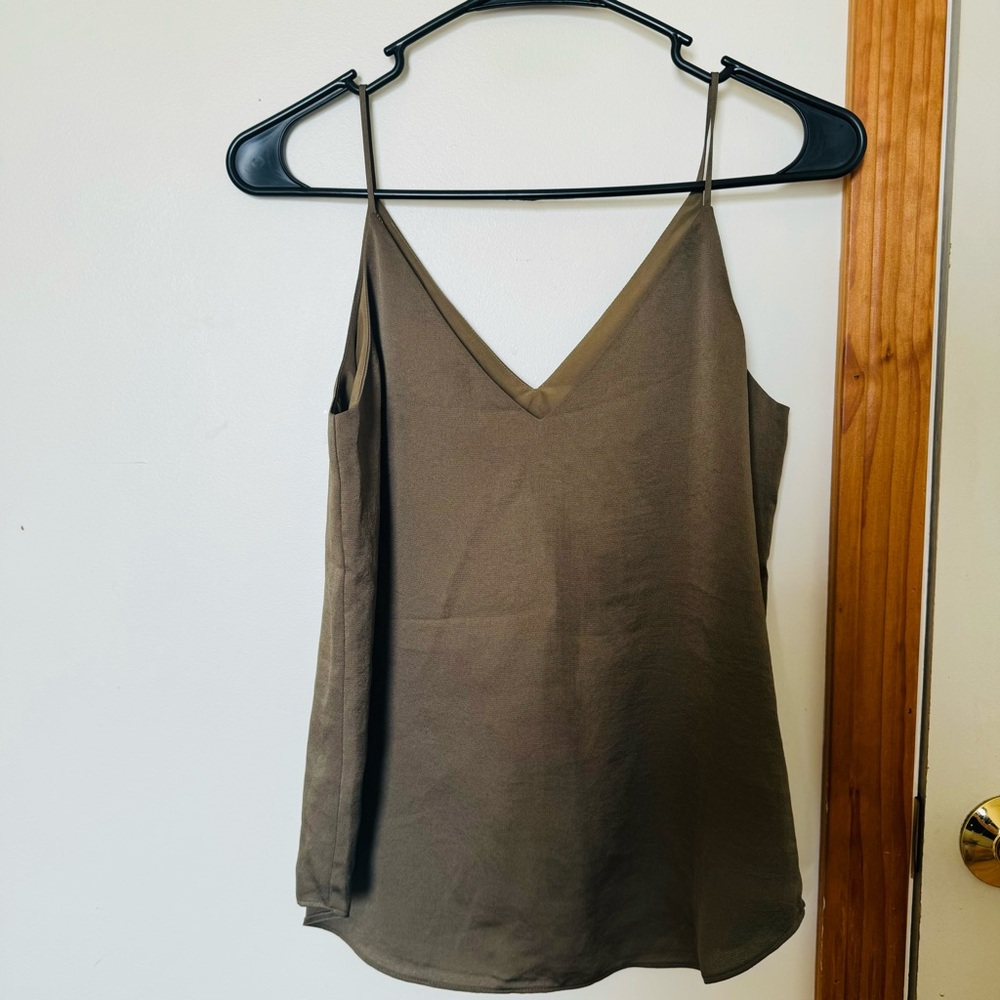 Express V neck top with spaghetti strap Size XS NWT
